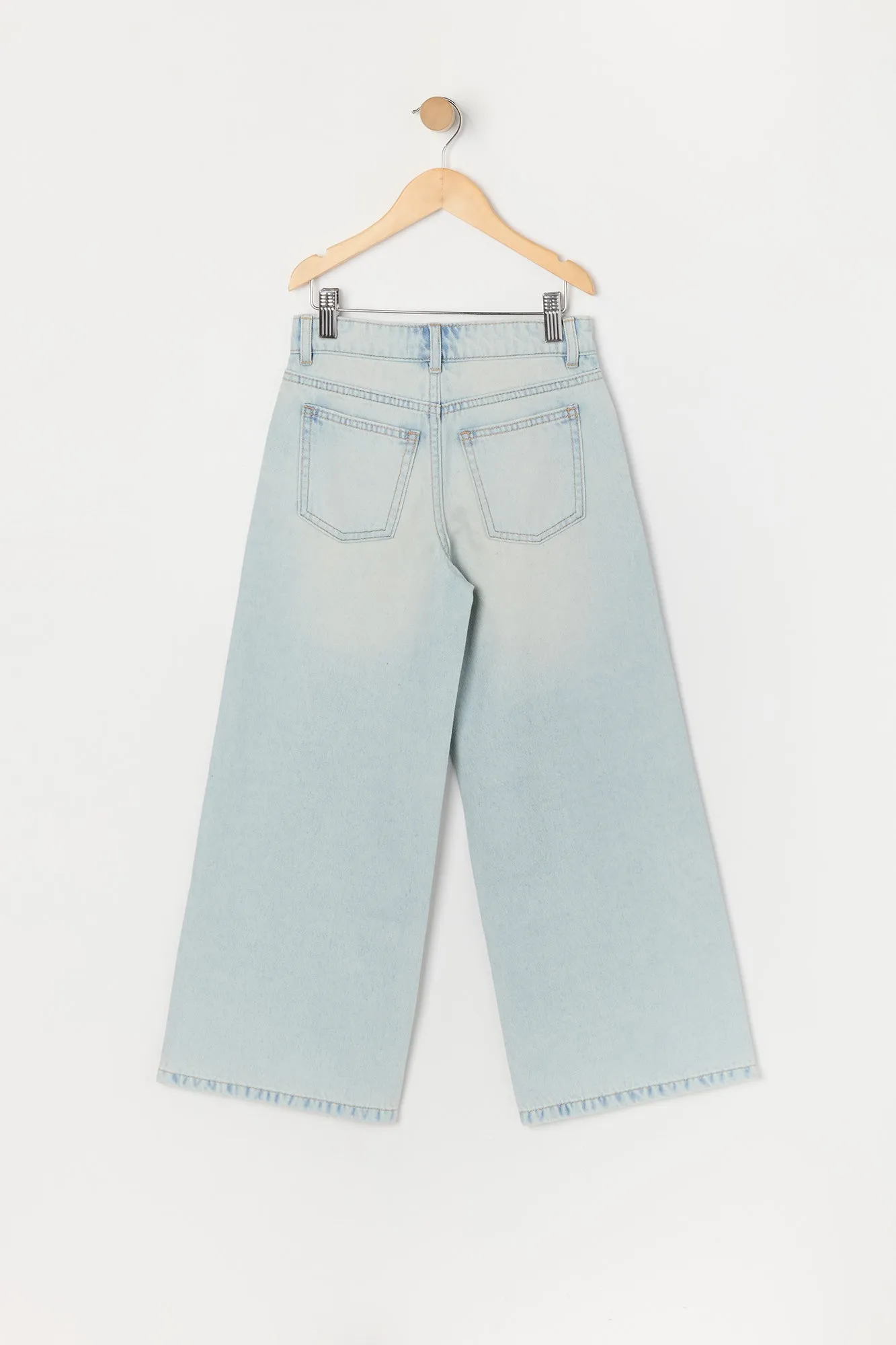 Girls High Rise Super Wide Leg Jean sold by Urban Planet product image thumbnail 2