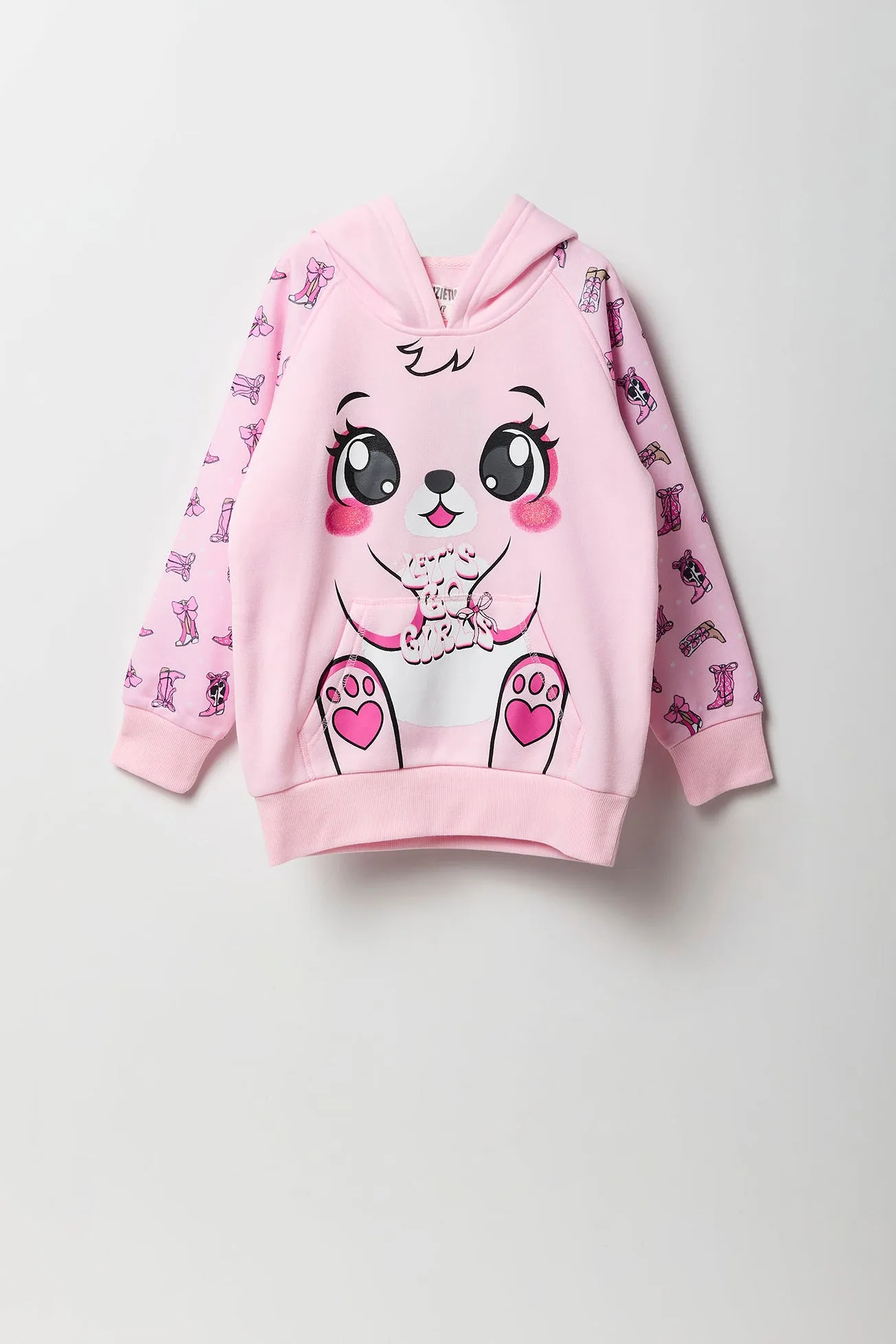 Girls Cowgirl Bunny Character Hoodie sold by Urban Planet product image thumbnail 2