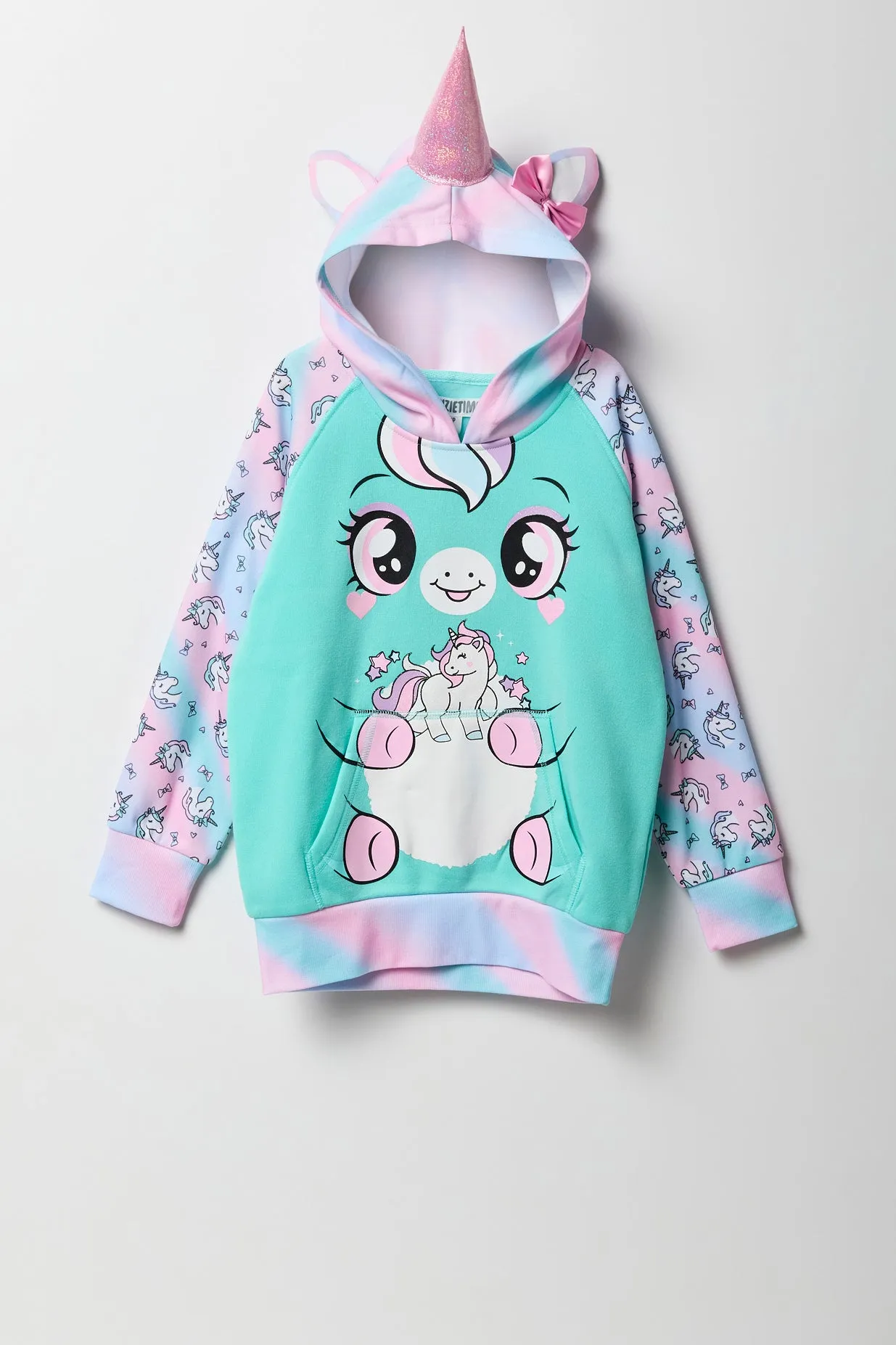 Girls Unicorn Character Hoodie sold by Urban Planet