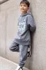 Boys Graphic Fleece Jogger sold by Urban Planet
