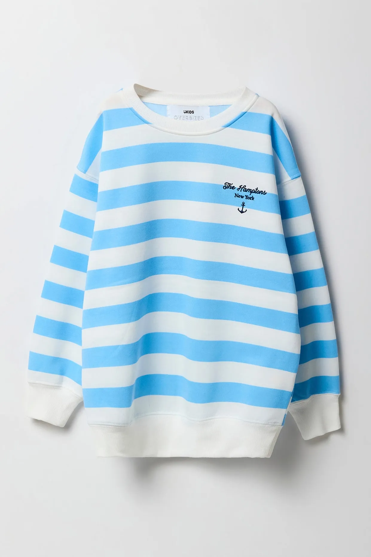 Girls Oversized Graphic Fleece Sweatshirt sold by Urban Planet product image thumbnail 5