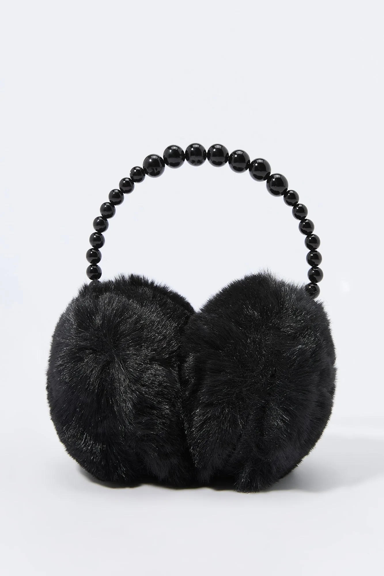 Protège-oreilles en peluche avec similiperles pour fille sold by Urban Planet product image thumbnail 3