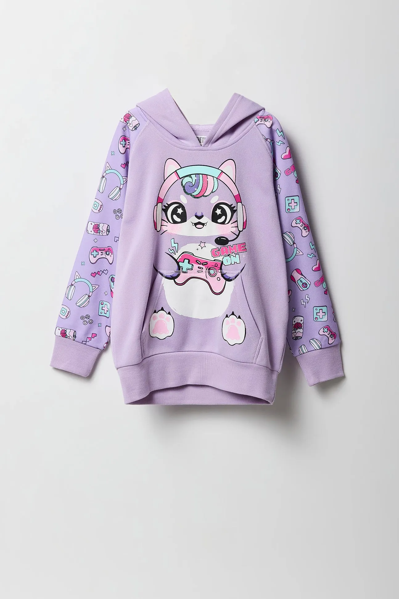 Girls Gamer Caticorn Character Hoodie sold by Urban Planet product image thumbnail 2