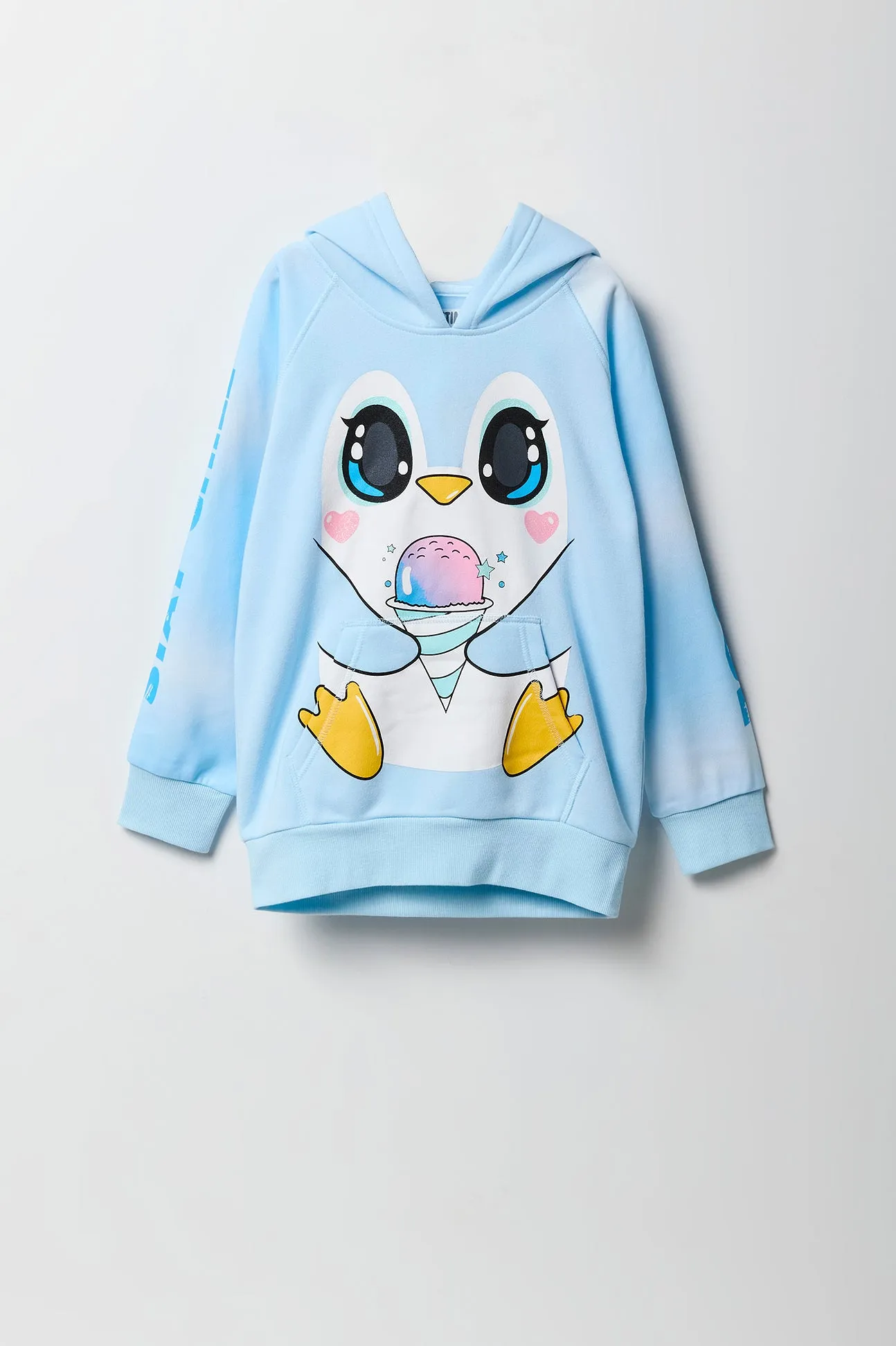 Girls Ice Cream Penguin Character Hoodie sold by Urban Planet product image thumbnail 2