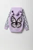 Haut à capuchon à imprimé Papillon pour fille sold by Urban Planet