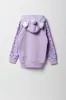 Haut à capuchon avec imprimé Gamer Caticorn pour fille sold by Urban Planet