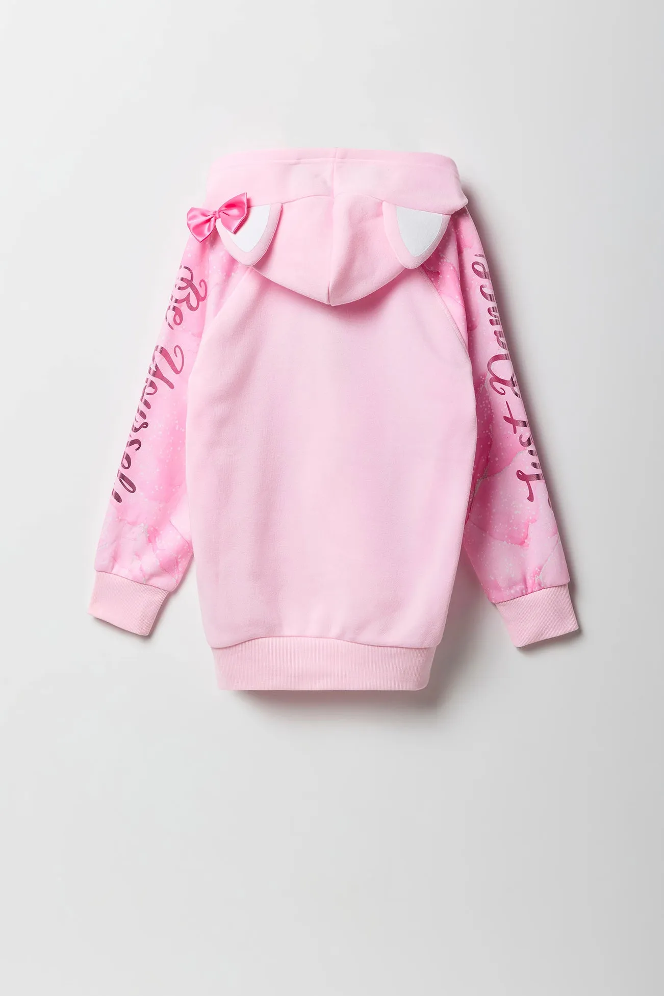 Haut à capuchon avec imprimé Ballet Cat pour fille sold by Urban Planet product image thumbnail 3