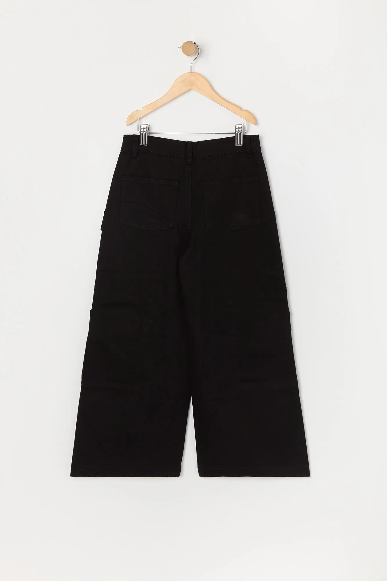 Girls Multi Pocket Wide Leg Cargo Pant sold by Urban Planet product image thumbnail 4