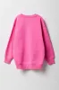 Girls Oversized Graphic Fleece Sweatshirt sold by Urban Planet