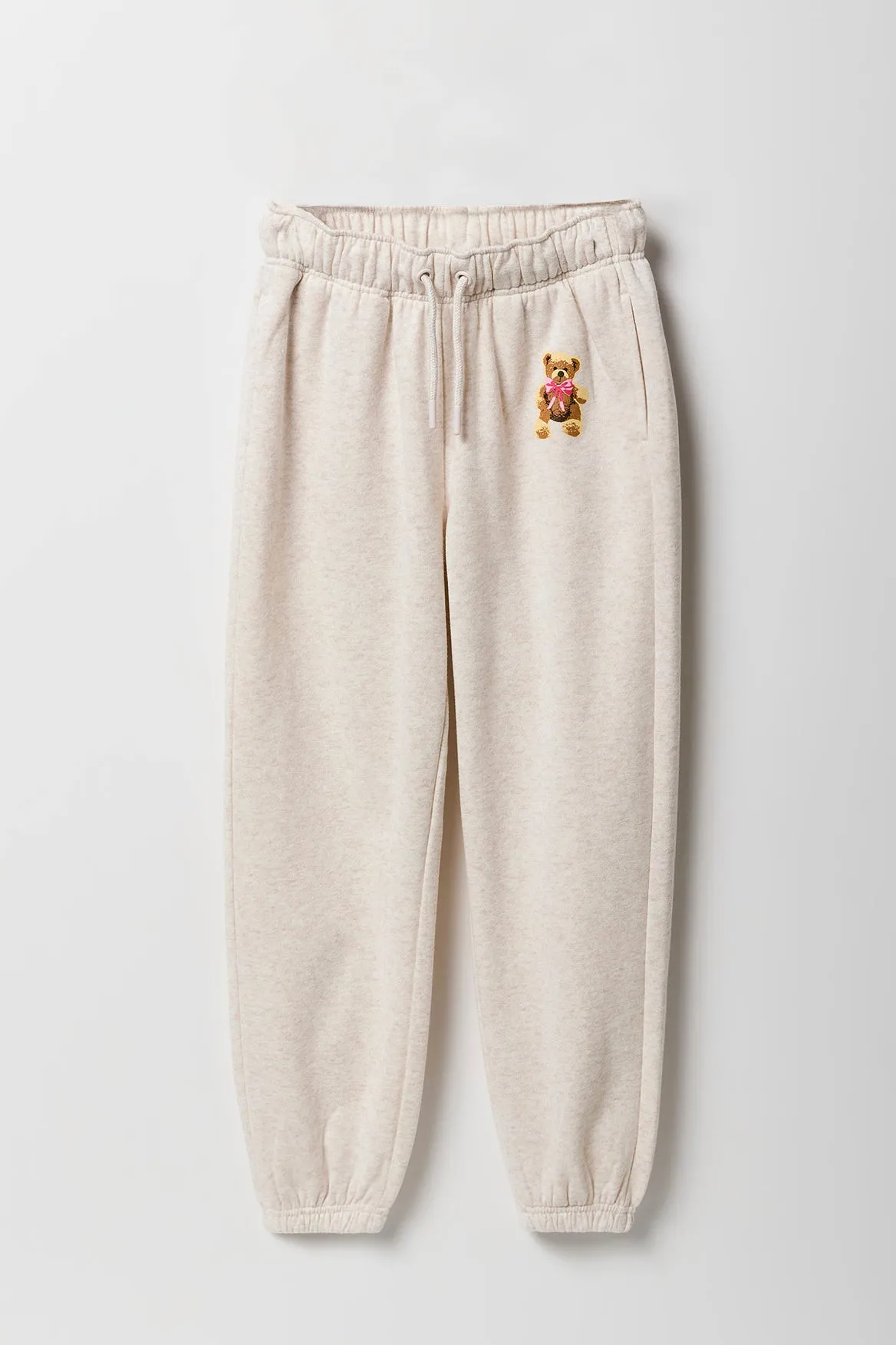 Girls Cute Graphic Fleece Jogger sold by Urban Planet