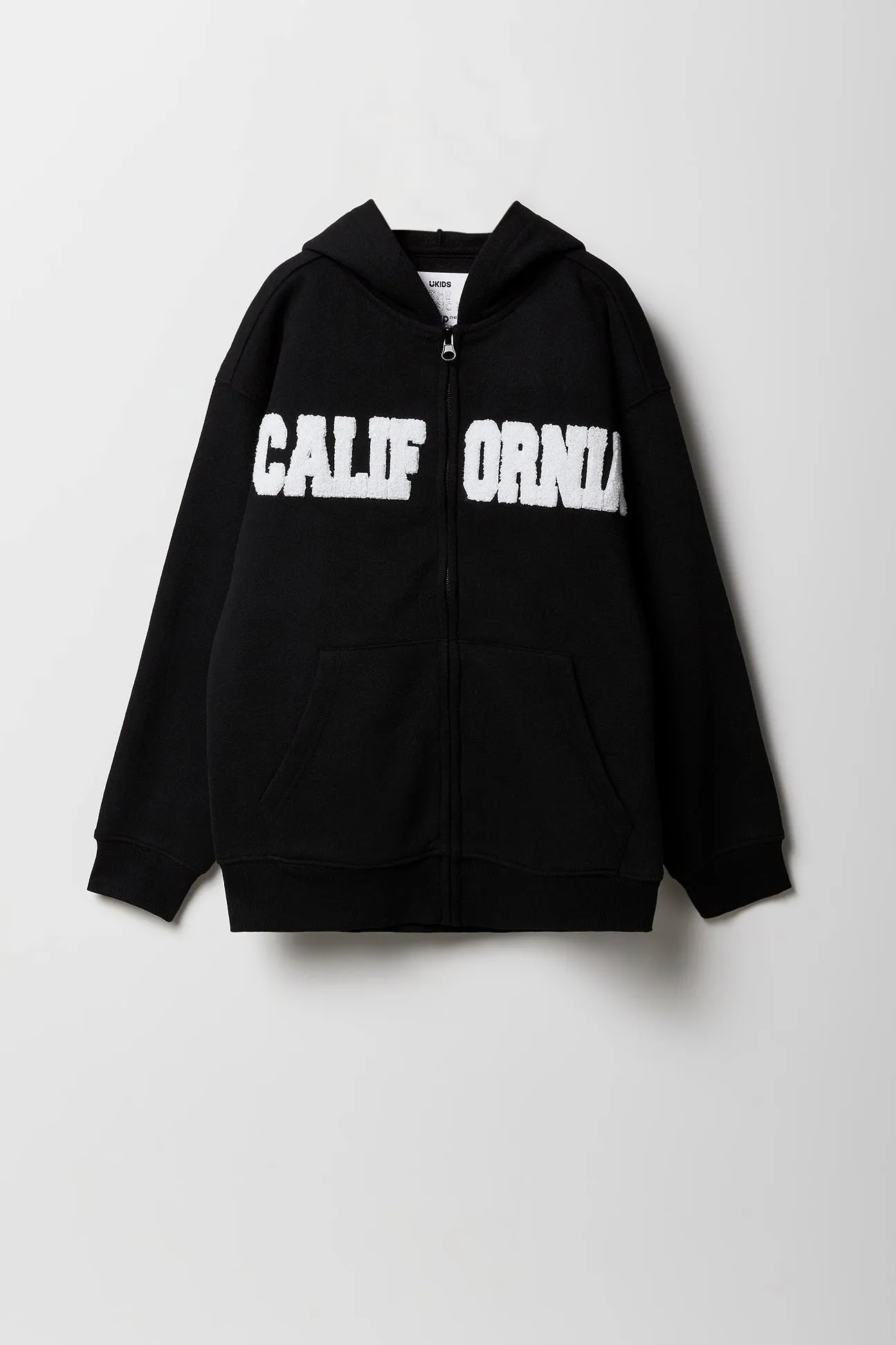 Girls City Graphic Zip-Up Fleece Hoodie sold by Urban Planet product image thumbnail 3