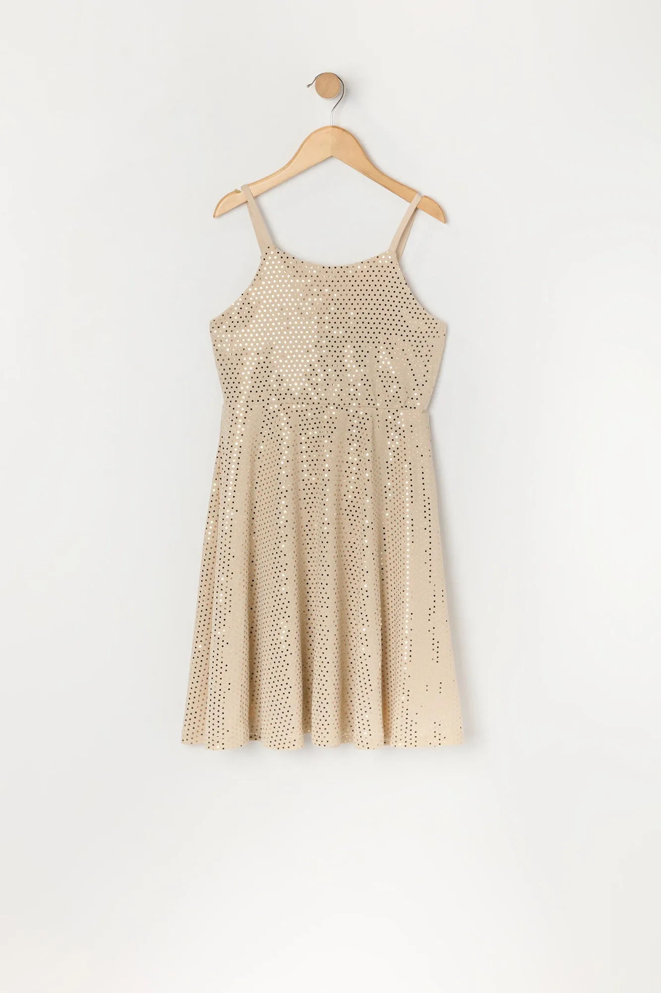 Girls Sequin Skater Dress sold by Urban Planet