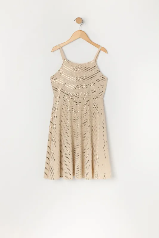 Robe à jupe virevoltante avec paillettes pour fille sold by Urban Planet