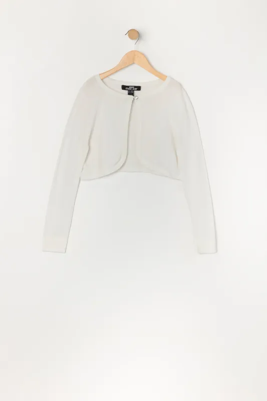 Veste longue boutonnée avec pierres du Rhin pour fille sold by Urban Planet