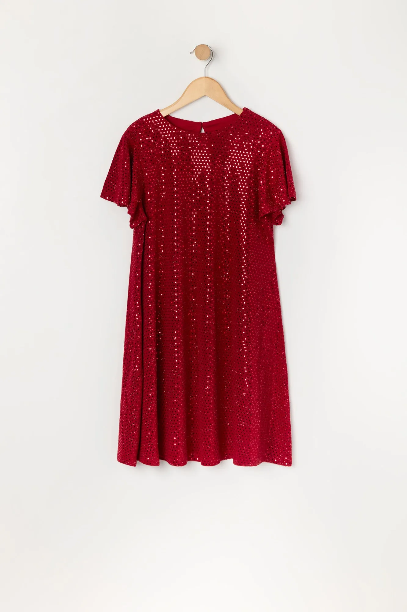 Robe à manches courtes avec paillettes pour fille sold by Urban Planet product image thumbnail 3