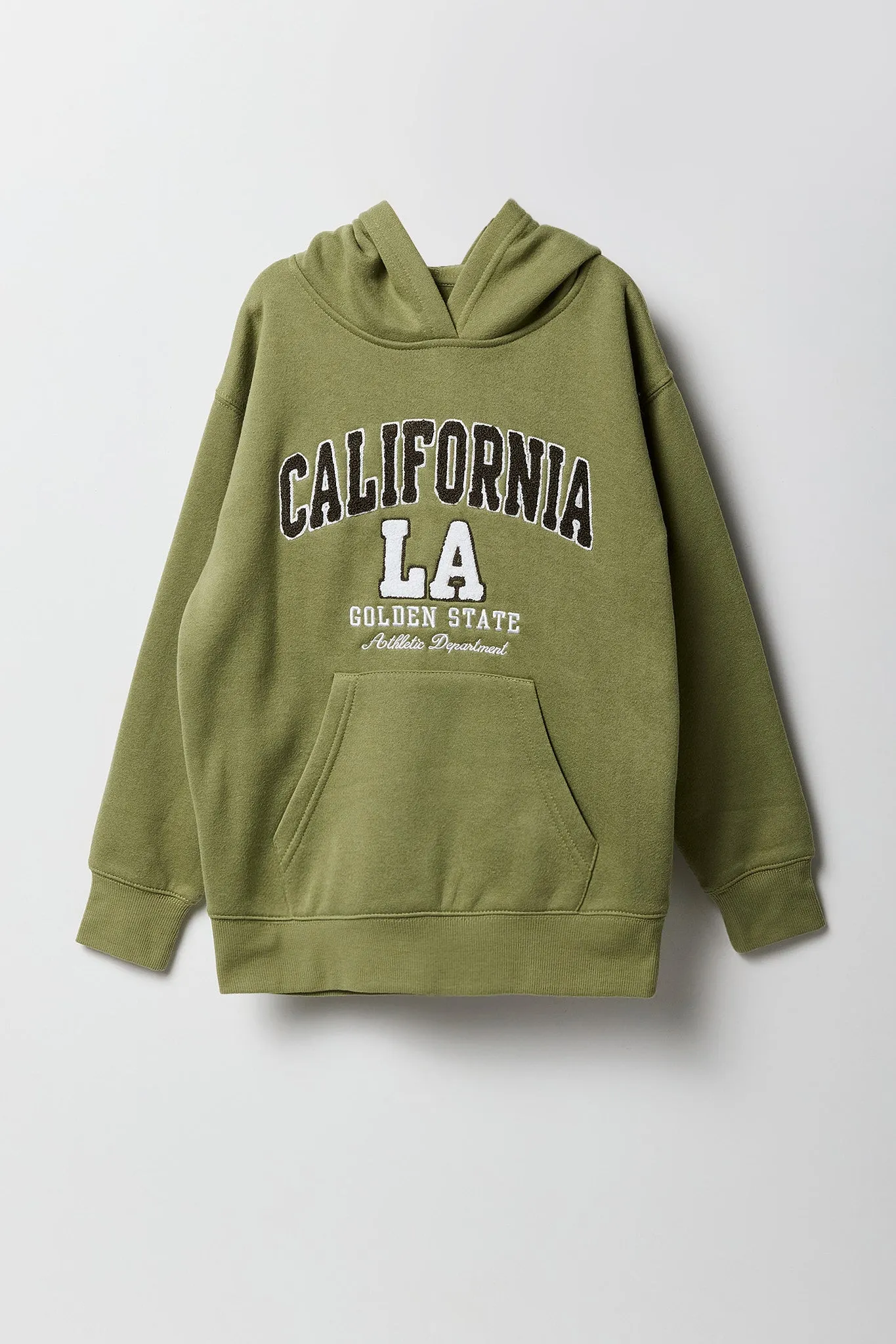 Girls Oversized City Graphic Fleece Hoodie sold by Urban Planet product image thumbnail 3