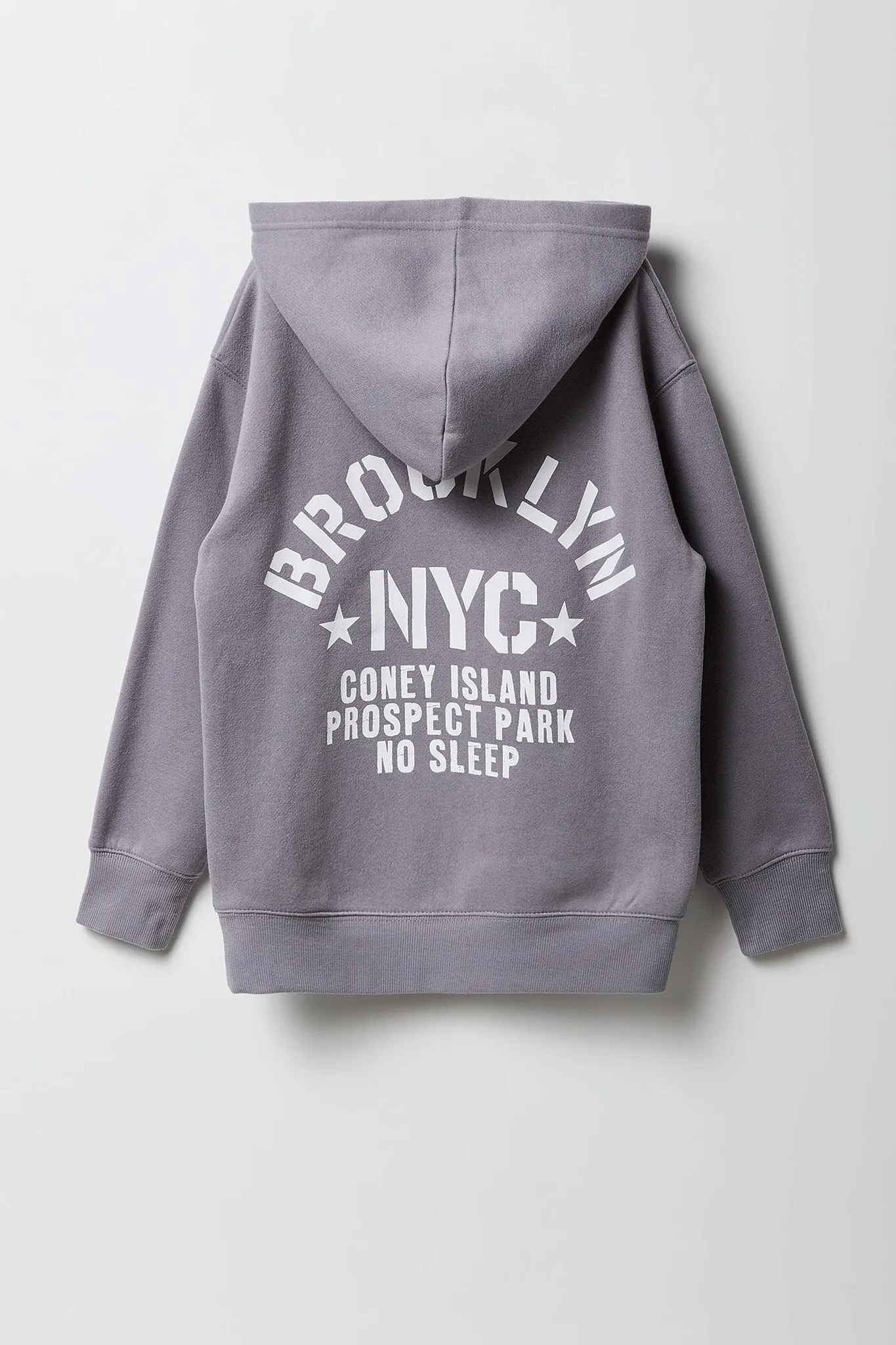 Girls Oversized City Graphic Fleece Hoodie sold by Urban Planet product image thumbnail 2