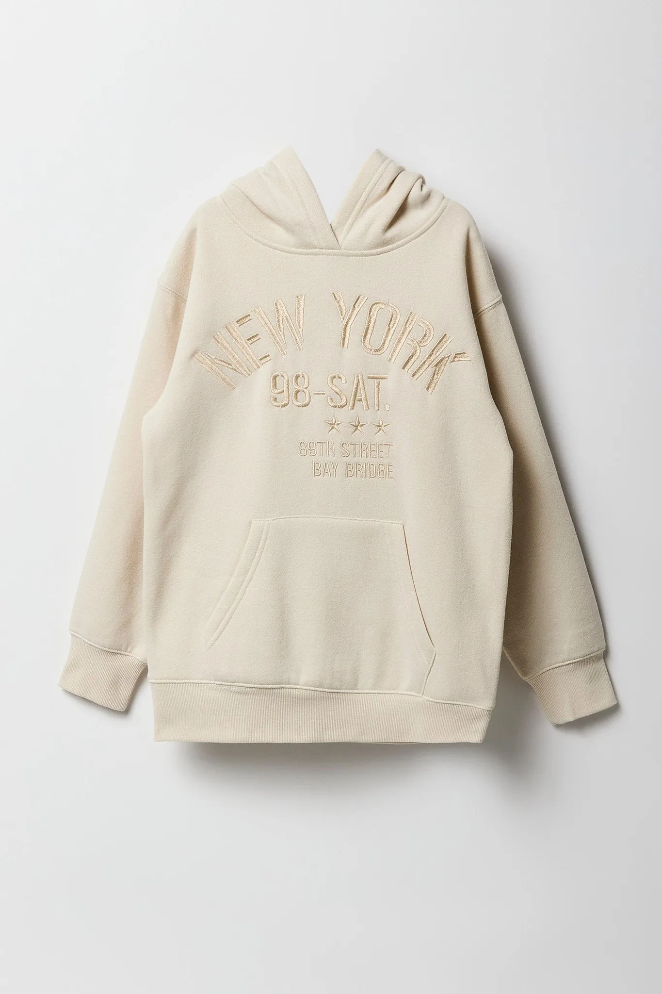 Girls Oversized City Graphic Fleece Hoodie sold by Urban Planet product image thumbnail 5