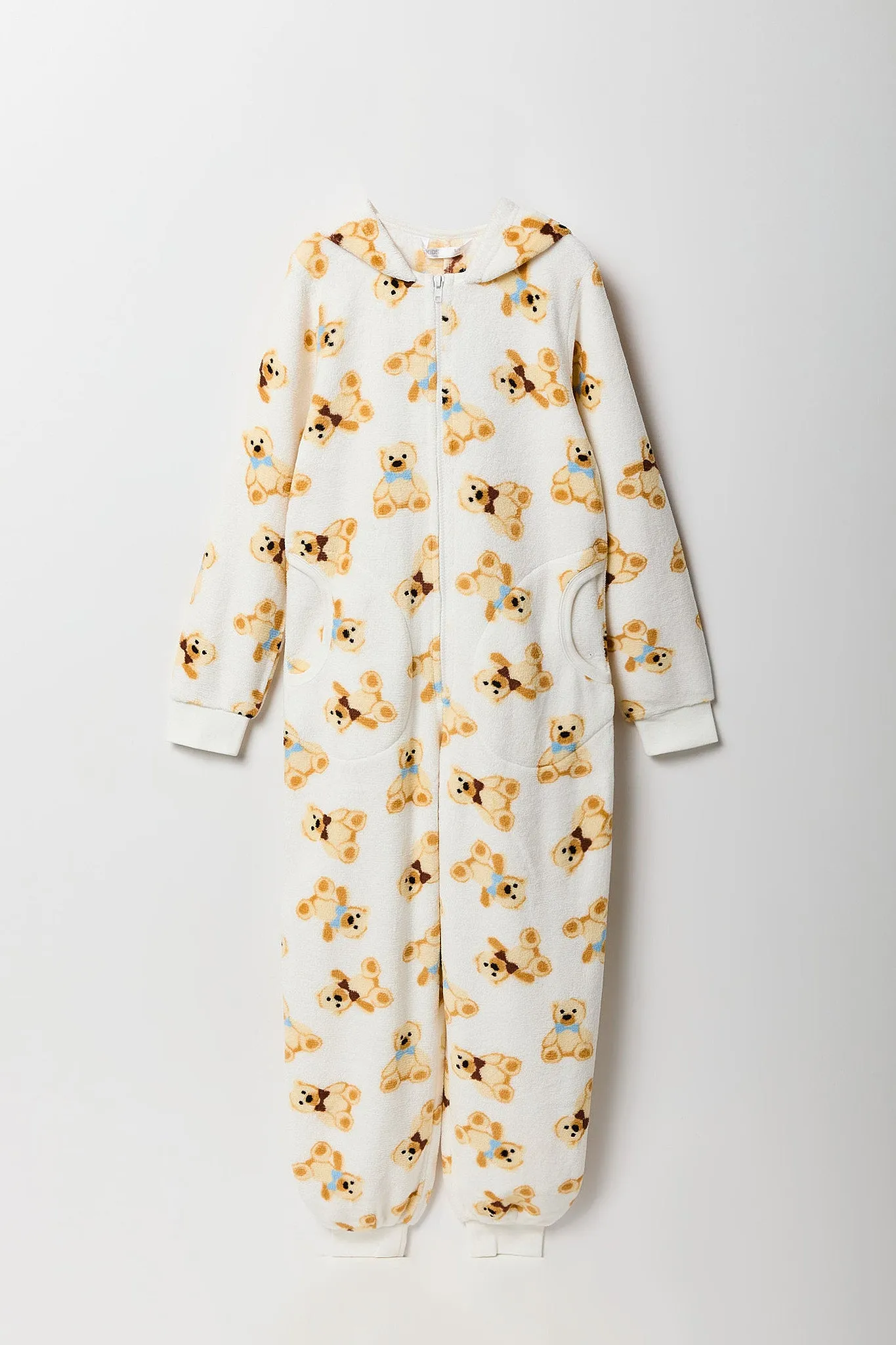 Youth Printed Plush Onesie sold by Urban Planet