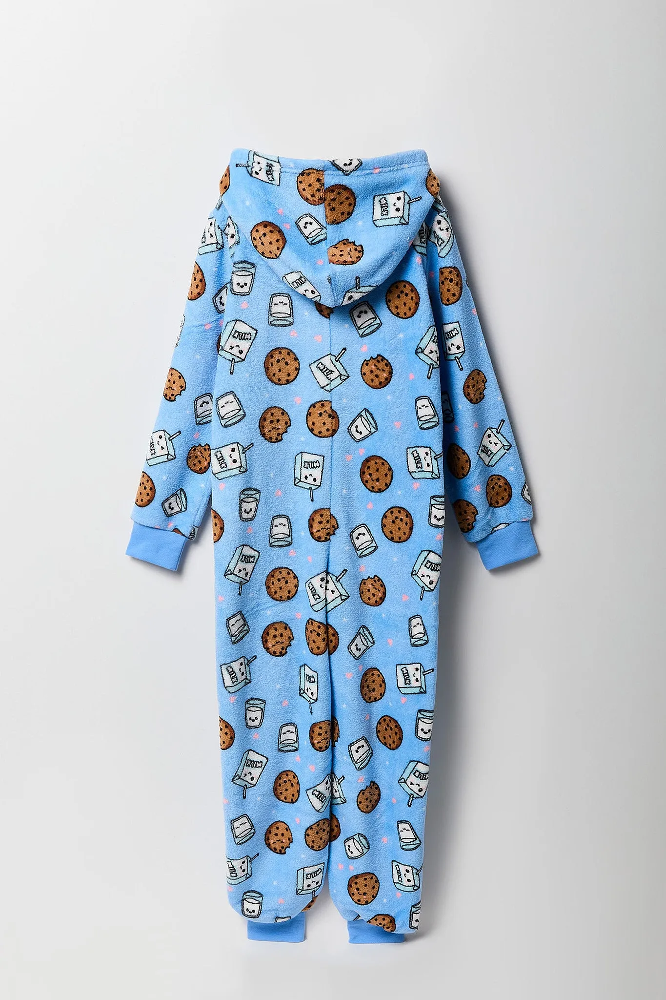 Youth Printed Plush Onesie sold by Urban Planet product image thumbnail 4