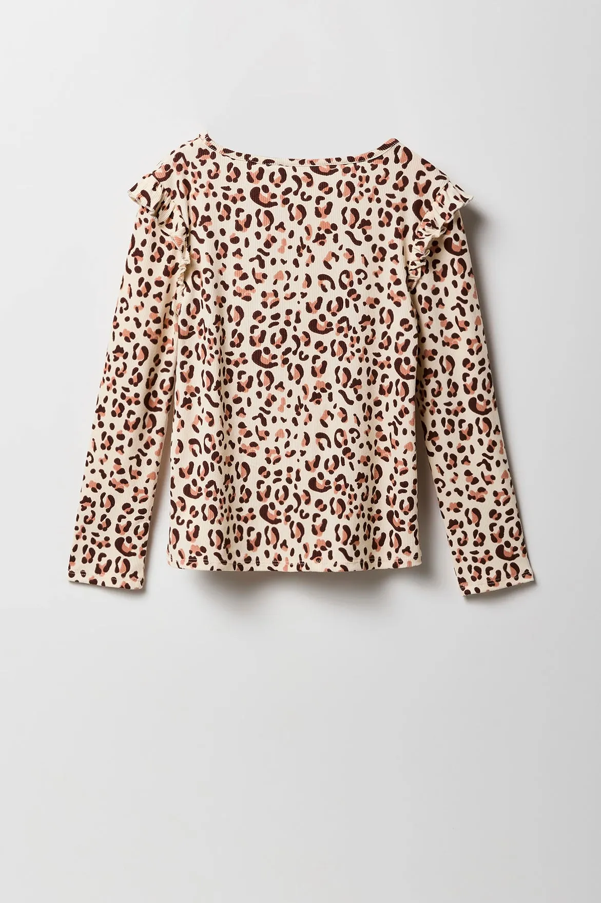 Girls Flutter Shoulder Long Sleeve Top sold by Urban Planet product image thumbnail 2