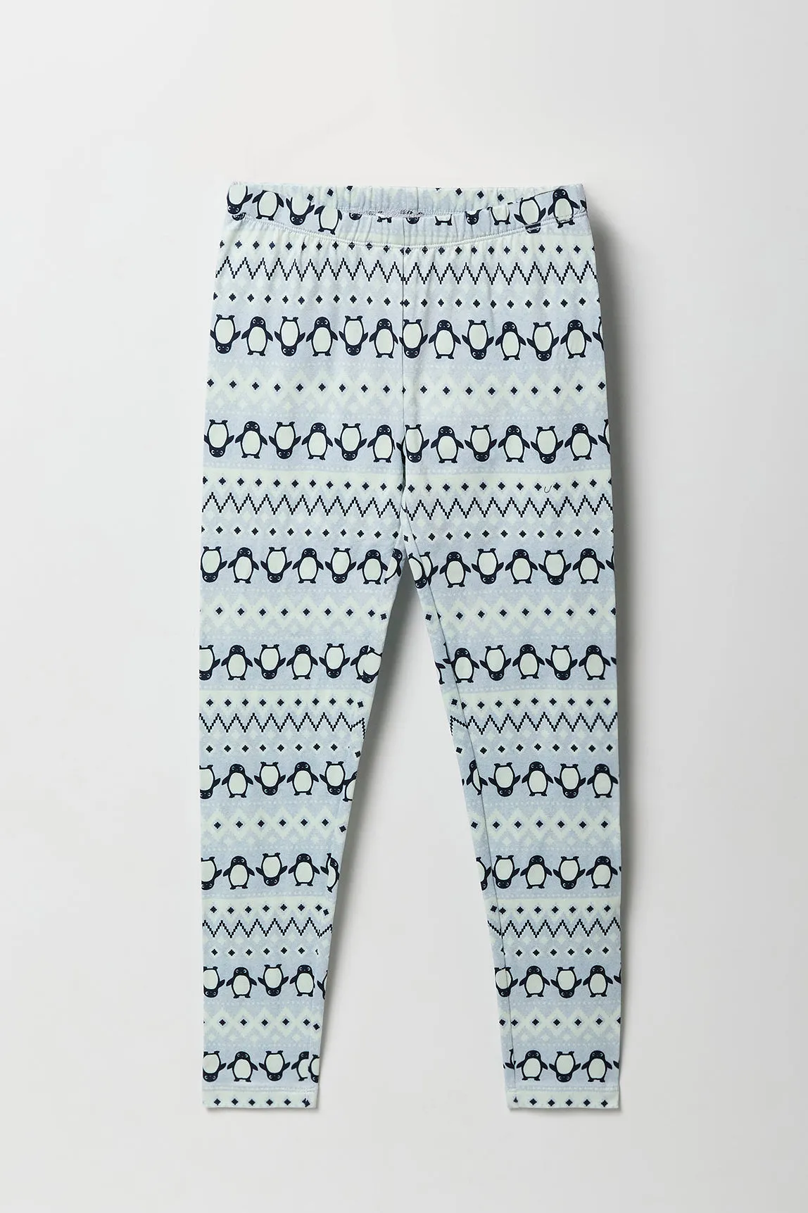 Legging en molleton doux à imprimé de Noël pour fille sold by Urban Planet product image thumbnail 5