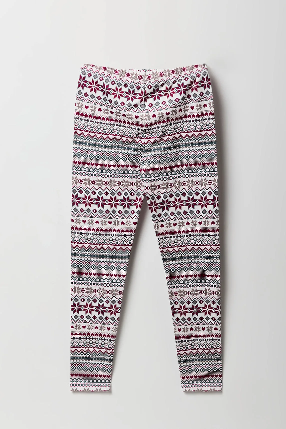 Legging en molleton doux à imprimé de Noël pour fille sold by Urban Planet product image thumbnail 4
