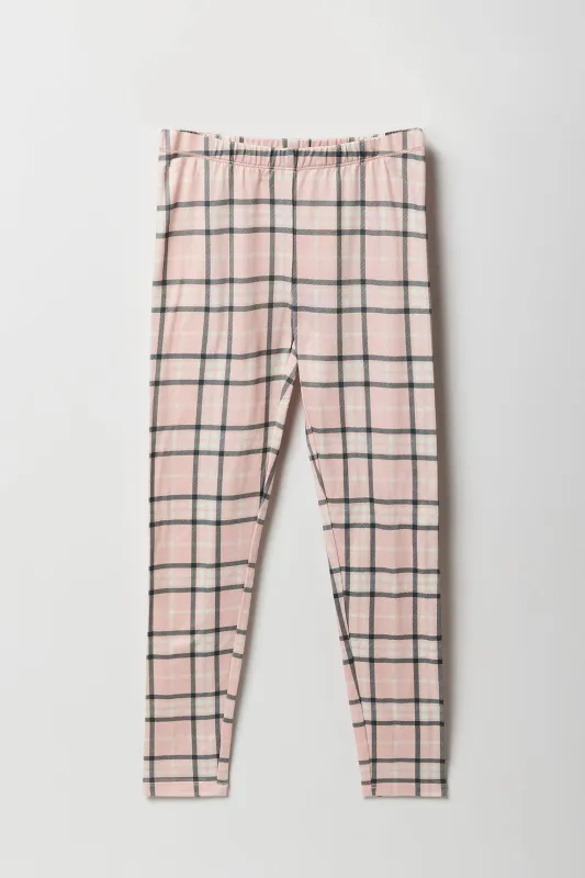 Legging en molleton doux à imprimé de Noël pour fille sold by Urban Planet