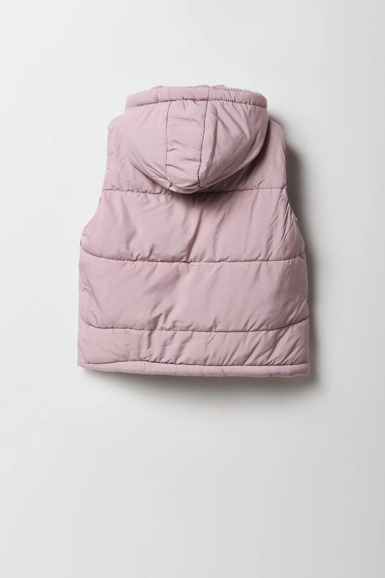 Girls Sherpa Lined Puffer Vest sold by Urban Planet product image thumbnail 4