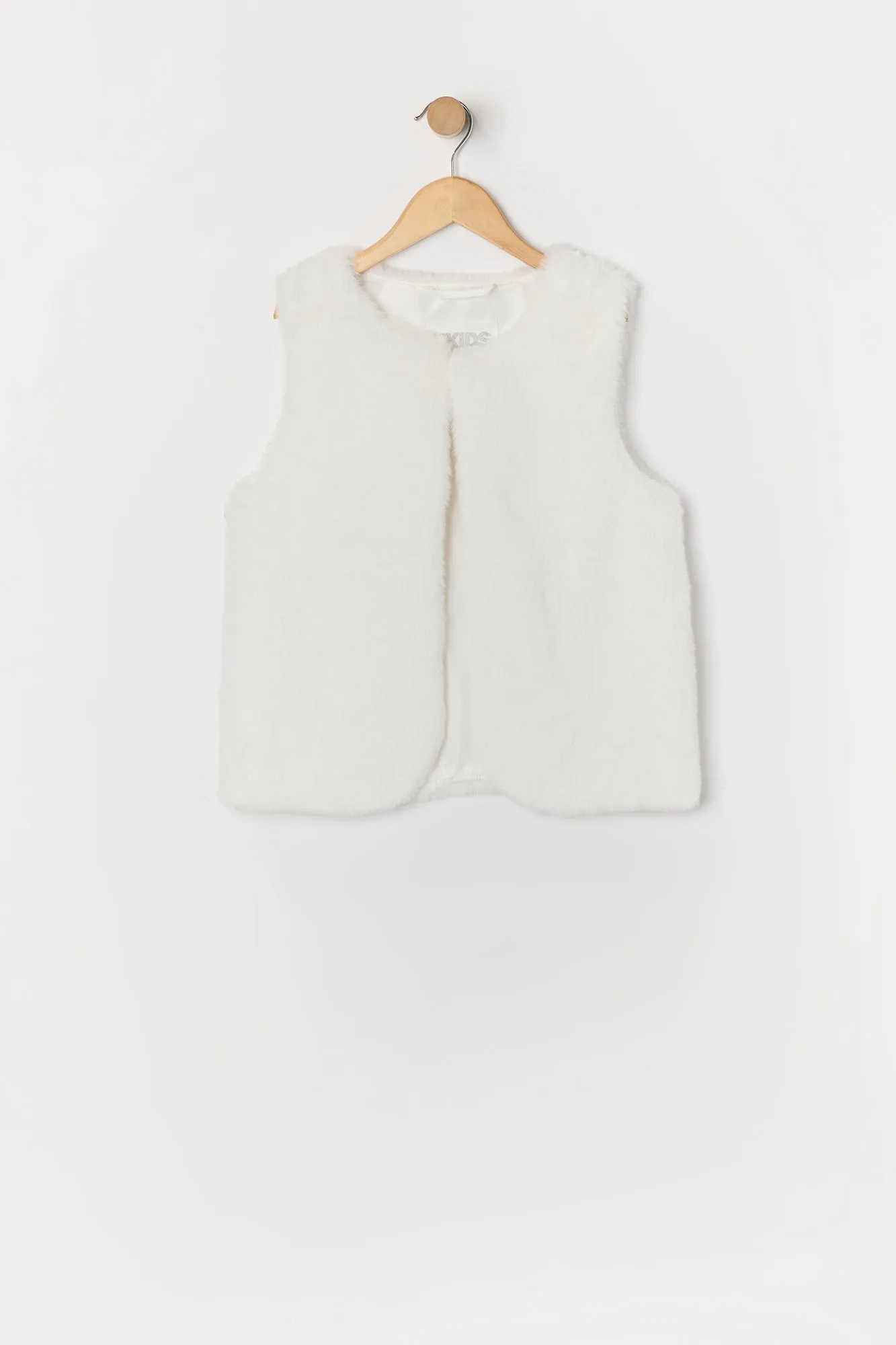 Girls Faux Fur Buttoned Vest sold by Urban Planet product image thumbnail 5