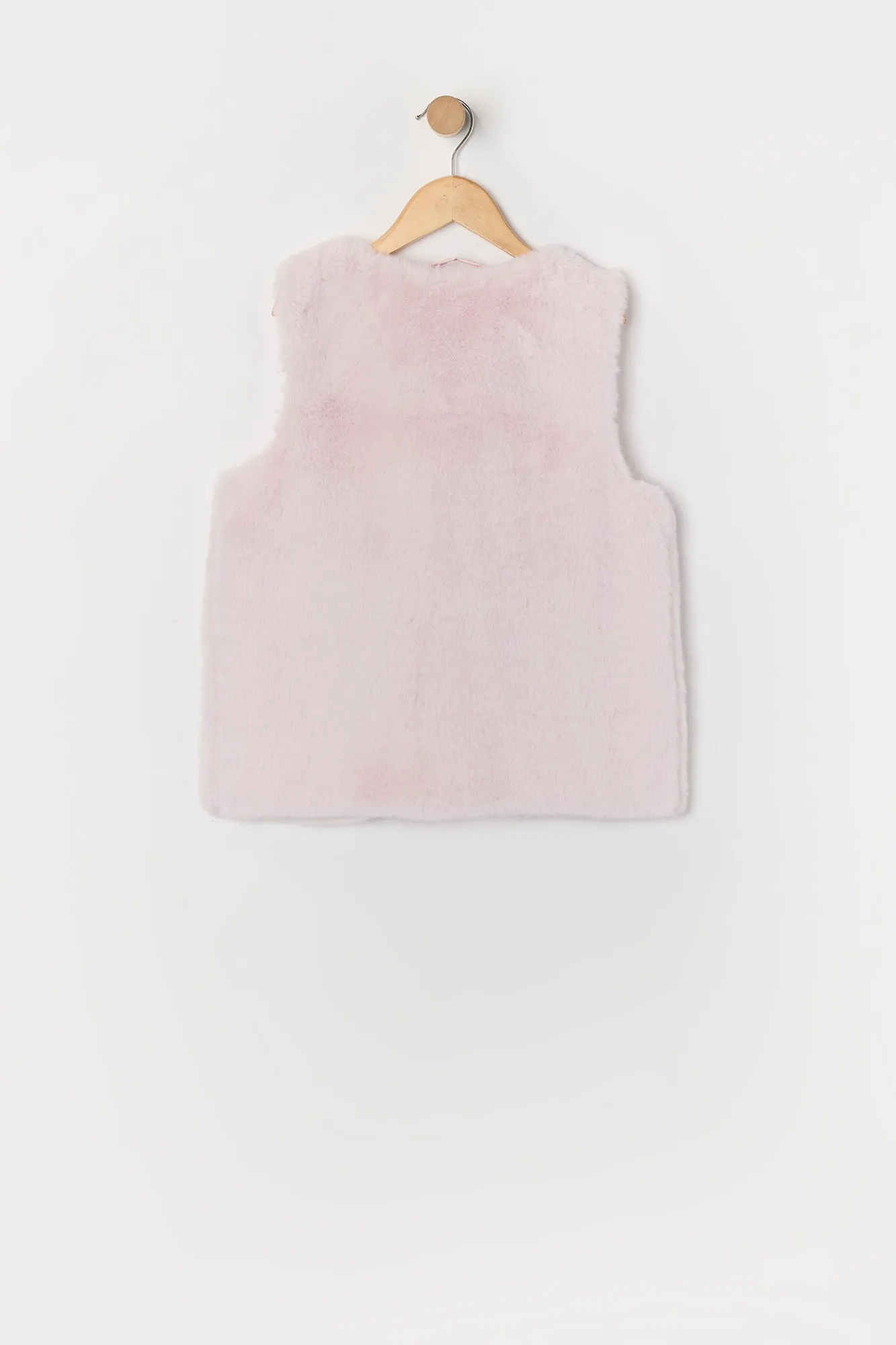 Girls Faux Fur Buttoned Vest sold by Urban Planet product image thumbnail 2
