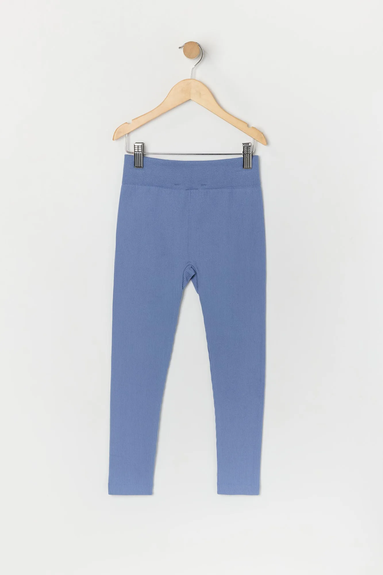 Girls Seamless Ribbed Legging sold by Urban Planet product image thumbnail 4