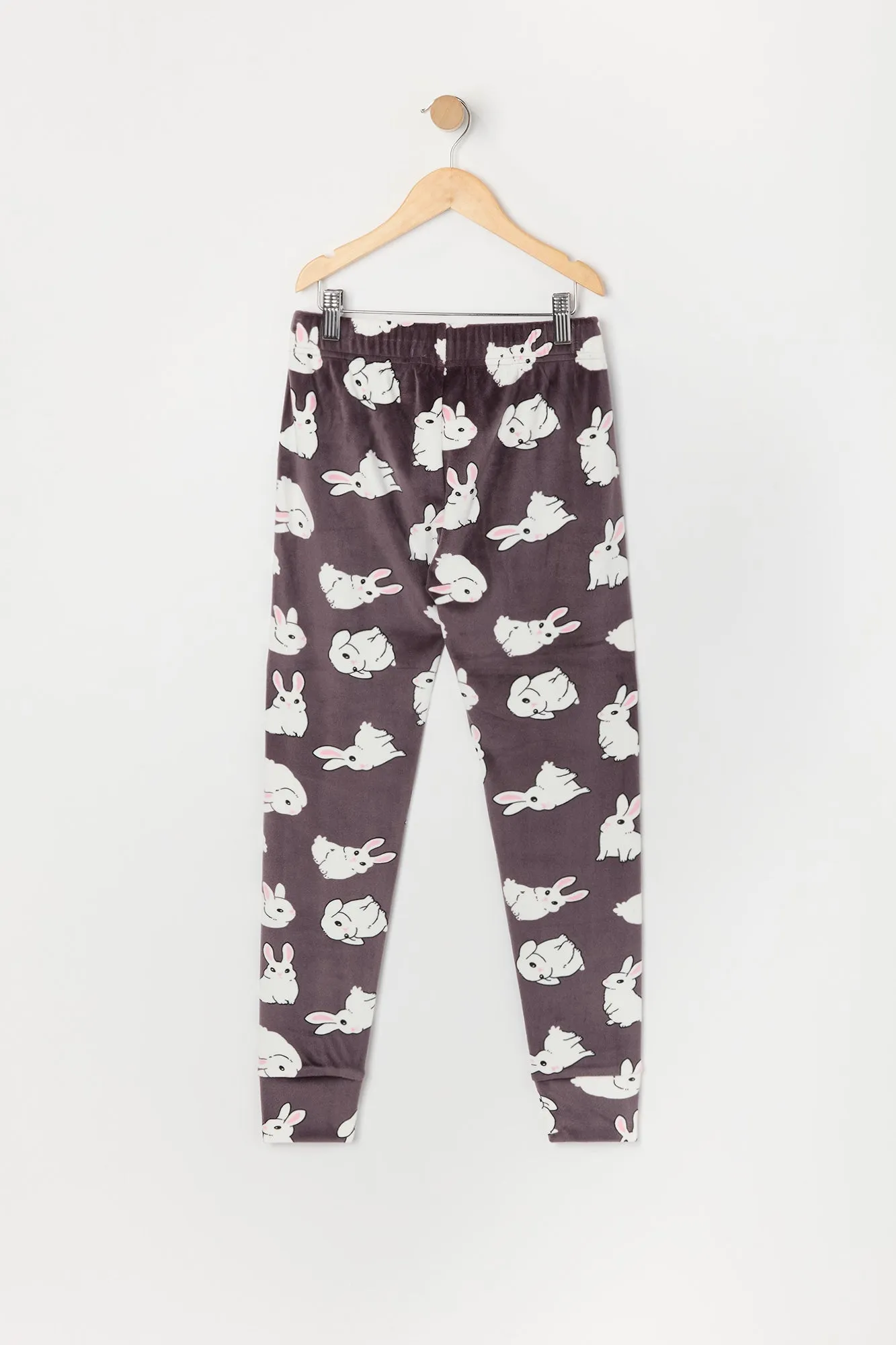 Girls Printed Velour Pajama Jogger sold by Urban Planet product image thumbnail 2