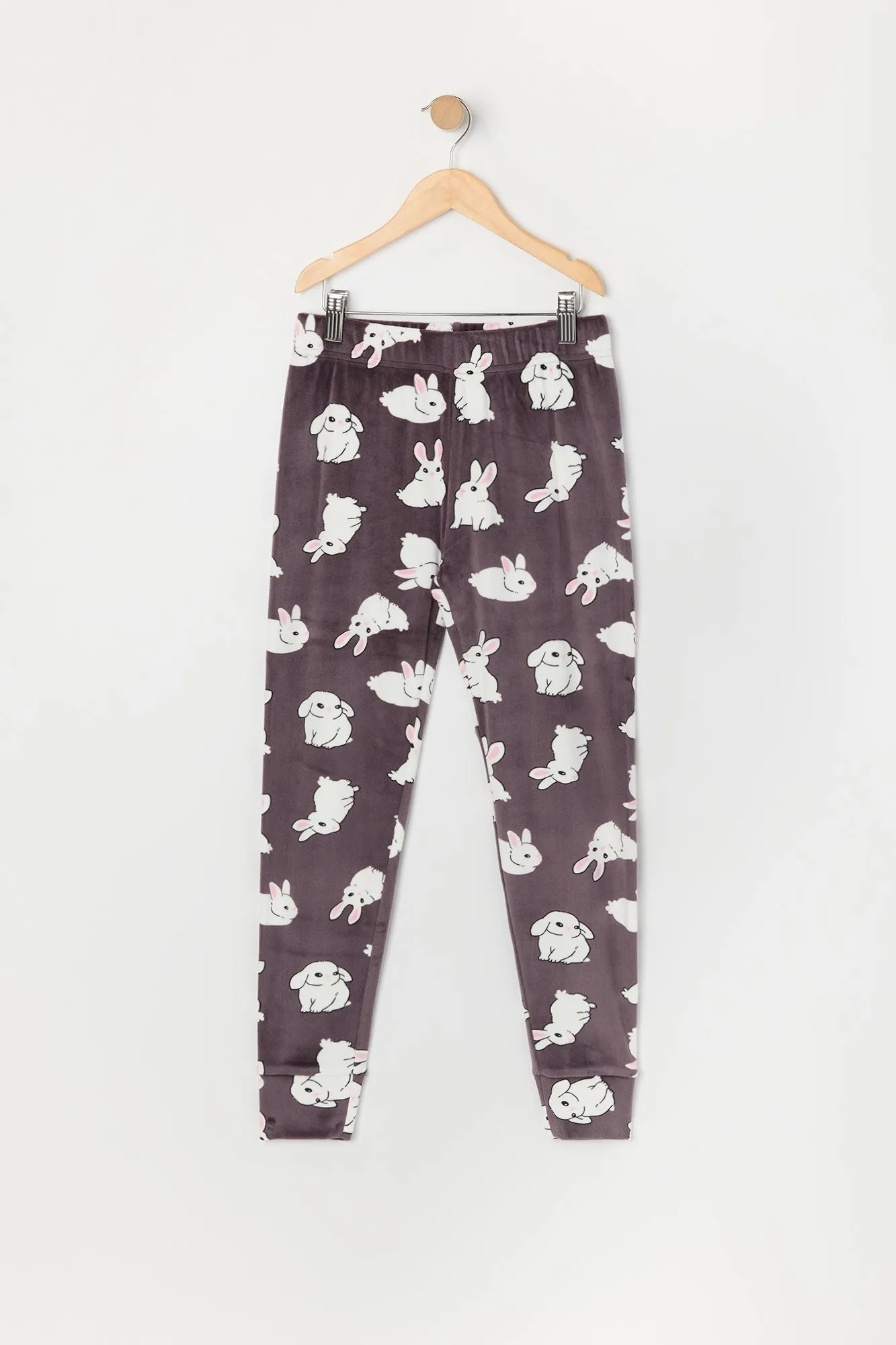Girls Printed Velour Pajama Jogger sold by Urban Planet