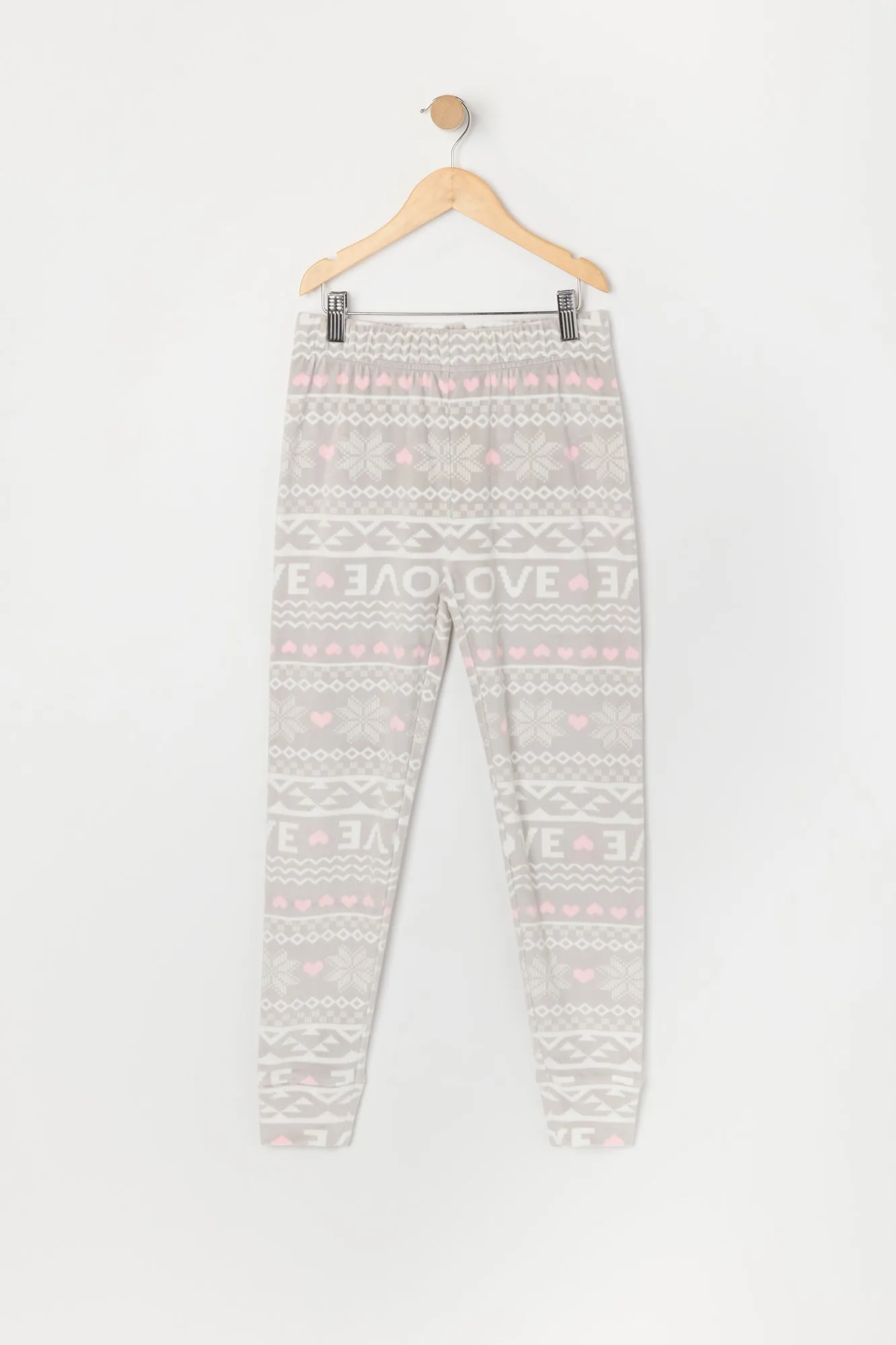 Jogger de pyjama en velours imprimé pour fille sold by Urban Planet product image thumbnail 3