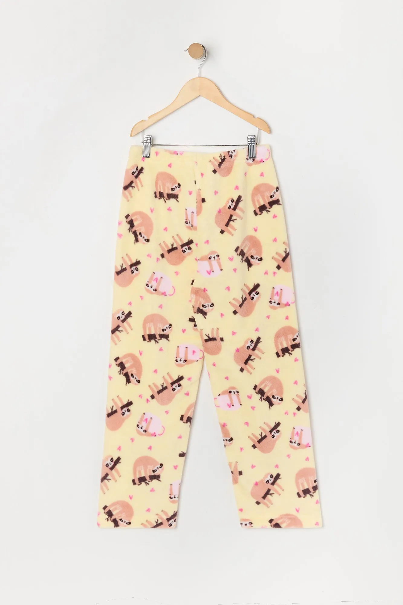 Girls Printed Plush Pajama Pant sold by Urban Planet product image thumbnail 2