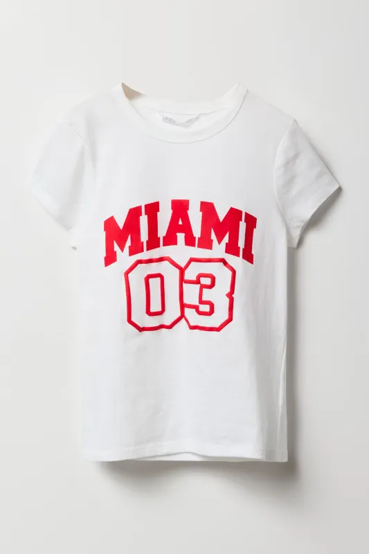 Girls Miami 03 Graphic T-Shirt sold by Urban Planet