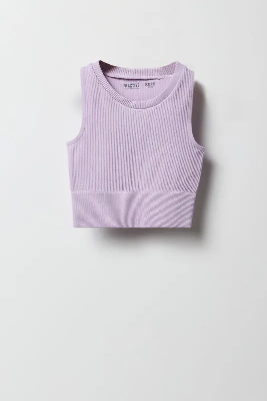 Girls Active Seamless Ribbed Tank sold by Urban Planet