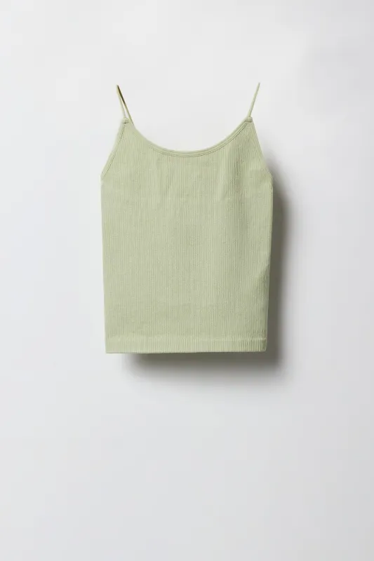Camisole côtelée à fines bretelles pour fille sold by Urban Planet
