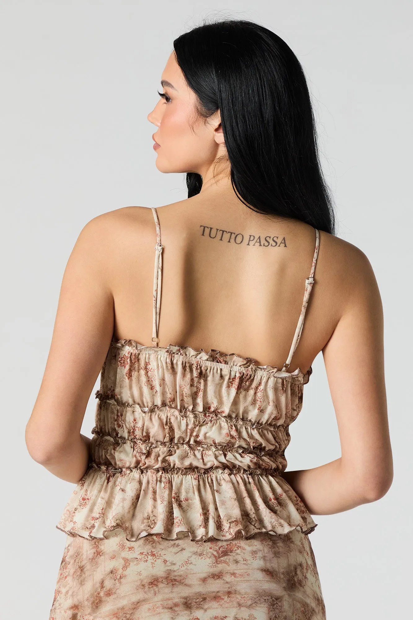 Ruffled Bow Cami sold by Urban Planet product image thumbnail 2