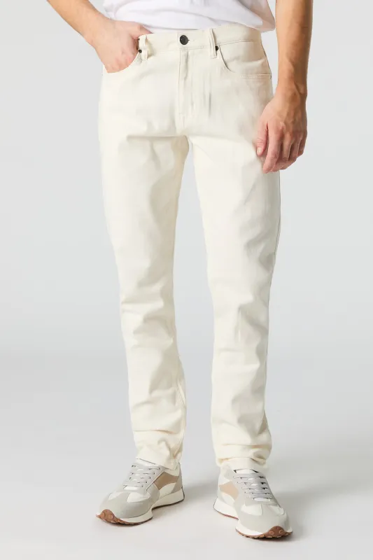 Jean mince délavé blanc sold by Urban Planet