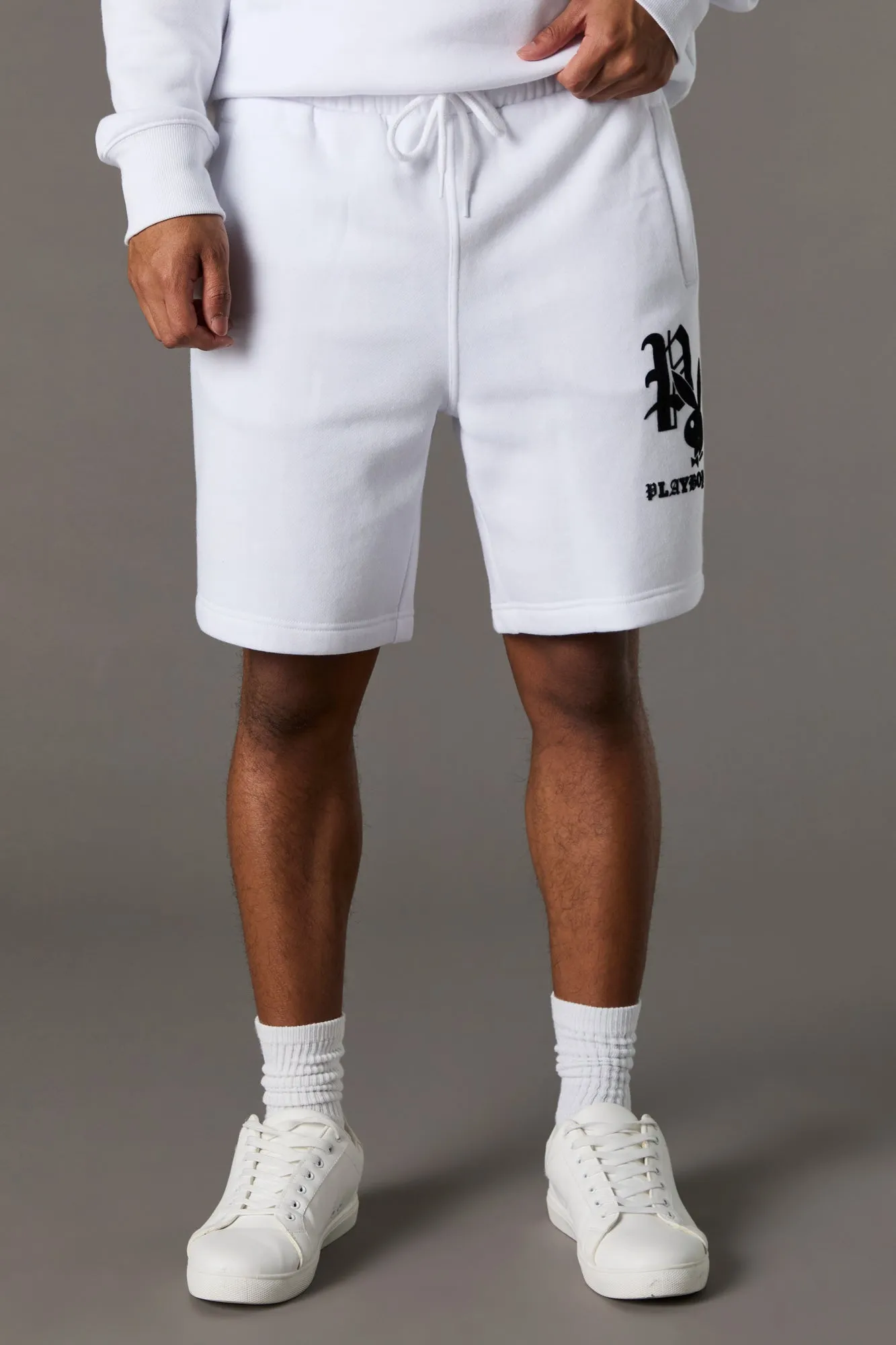 Short en molleton à imprimé Playboy sold by Urban Planet