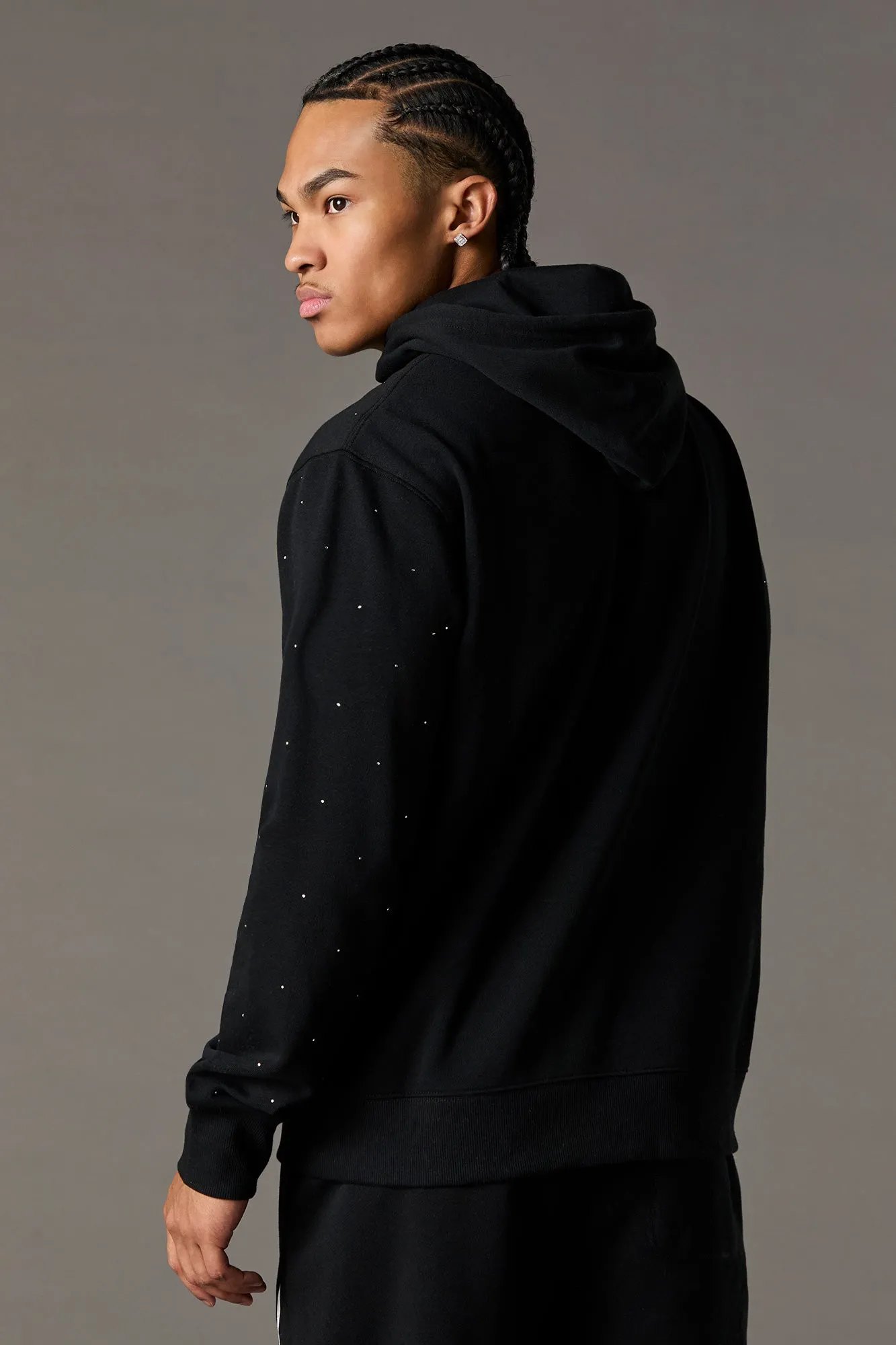 Haut à capuchon en molleton avec imprimé Playboy et pierres du Rhin sold by Urban Planet product image thumbnail 2