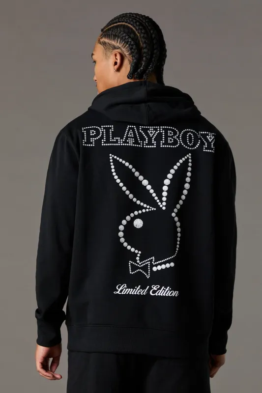 Haut à capuchon en molleton avec imprimé Playboy Limited Edition sold by Urban Planet