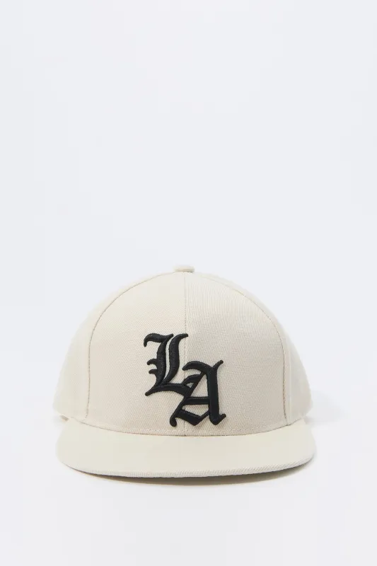 Boys LA Embroidered Snapback Hat sold by Urban Planet