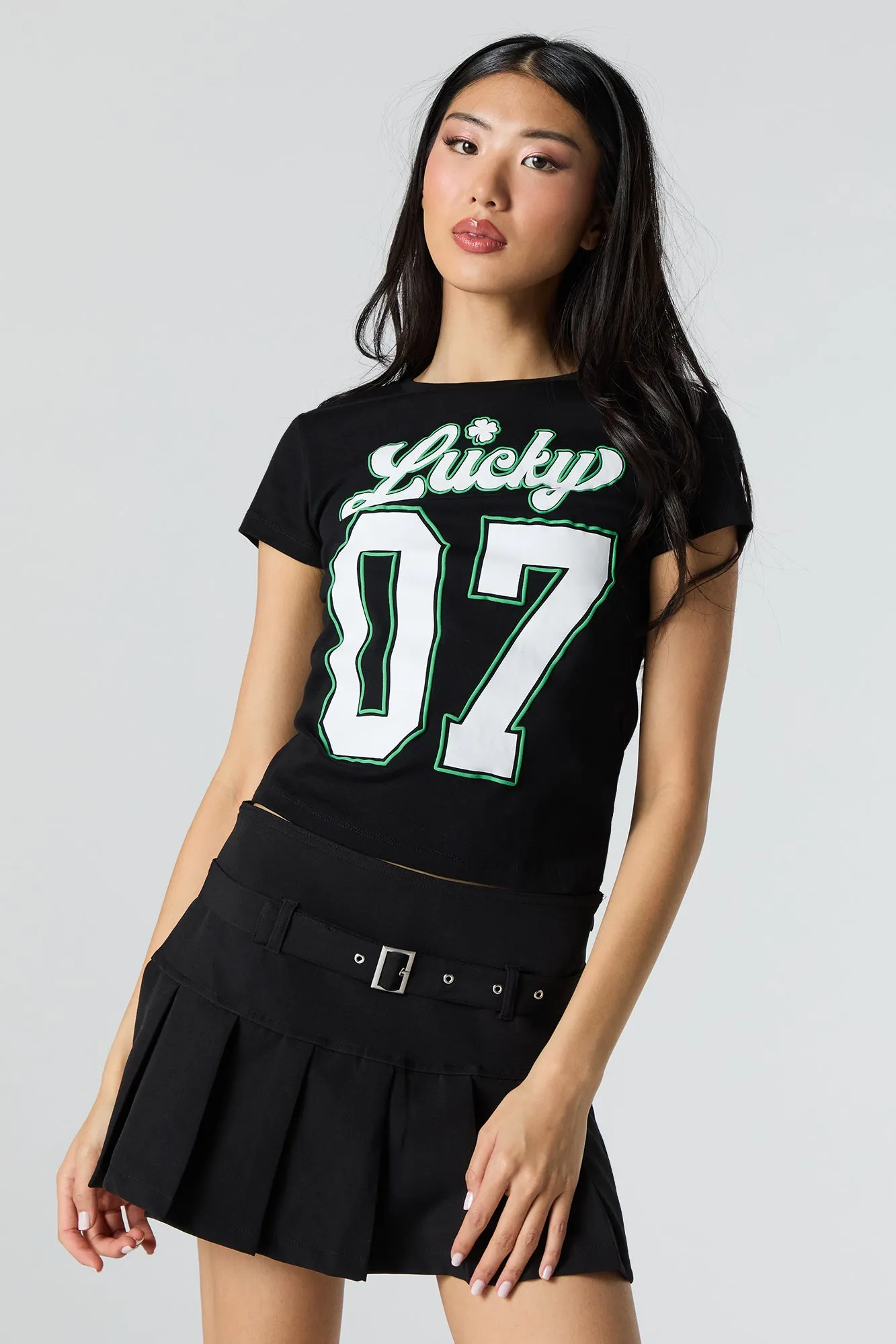 T-shirt côtelé Saint-Patrick sold by Urban Planet product image thumbnail 4