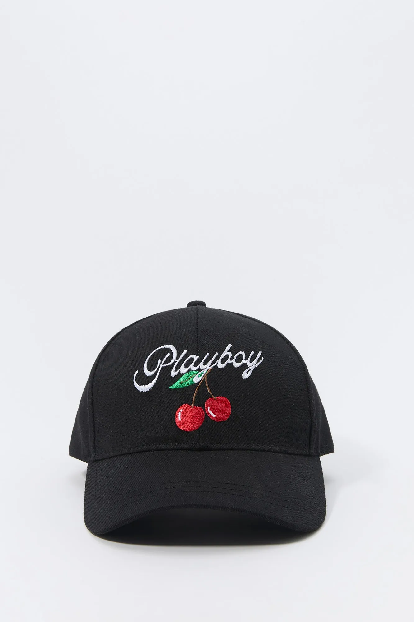 Playboy Cherry Embroidered Baseball Hat sold by Urban Planet