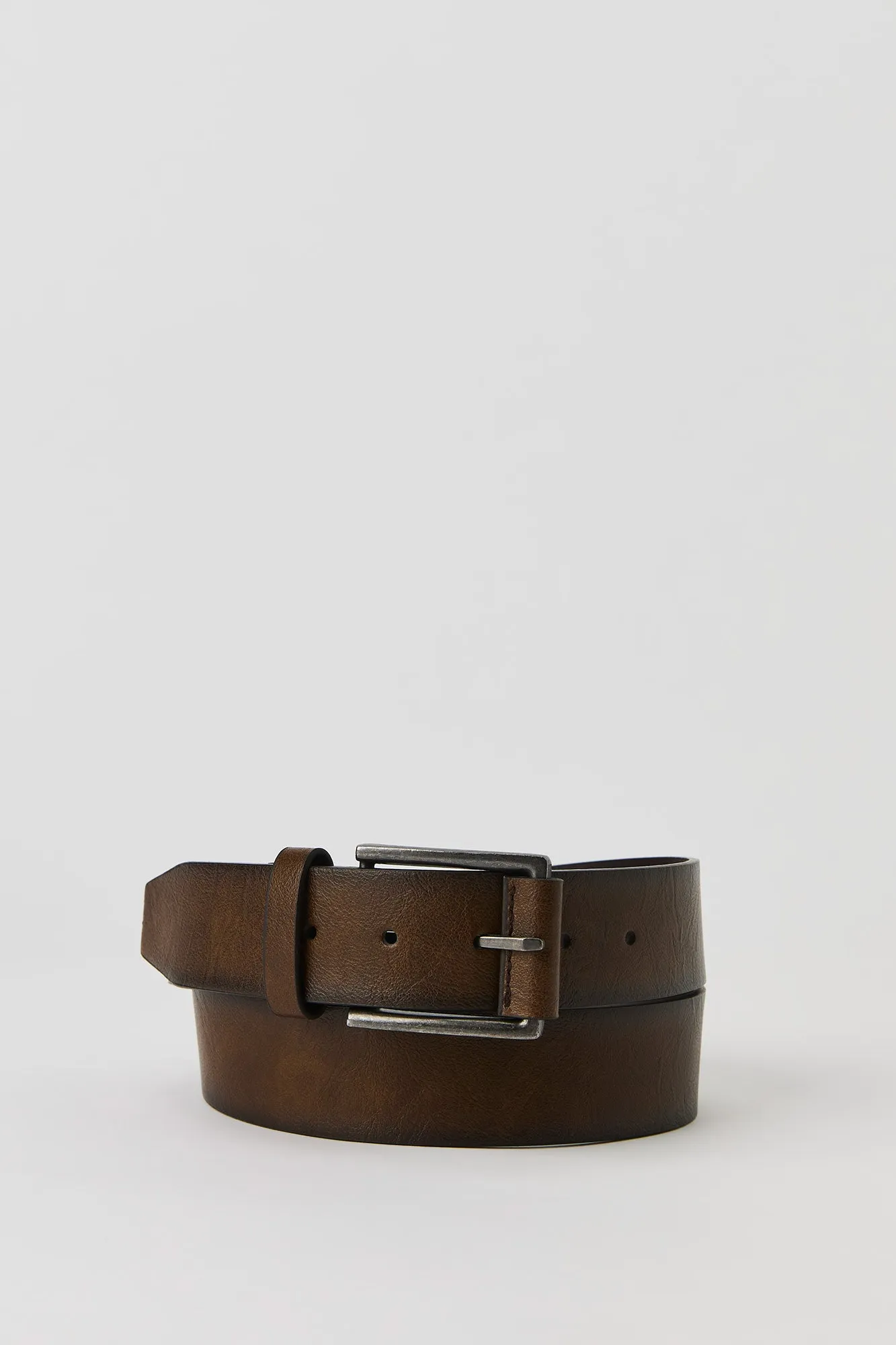 Brown Faux Leather Belt sold by Urban Planet