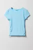 Girls Ribbed Side Cinched T-Shirt sold by Urban Planet