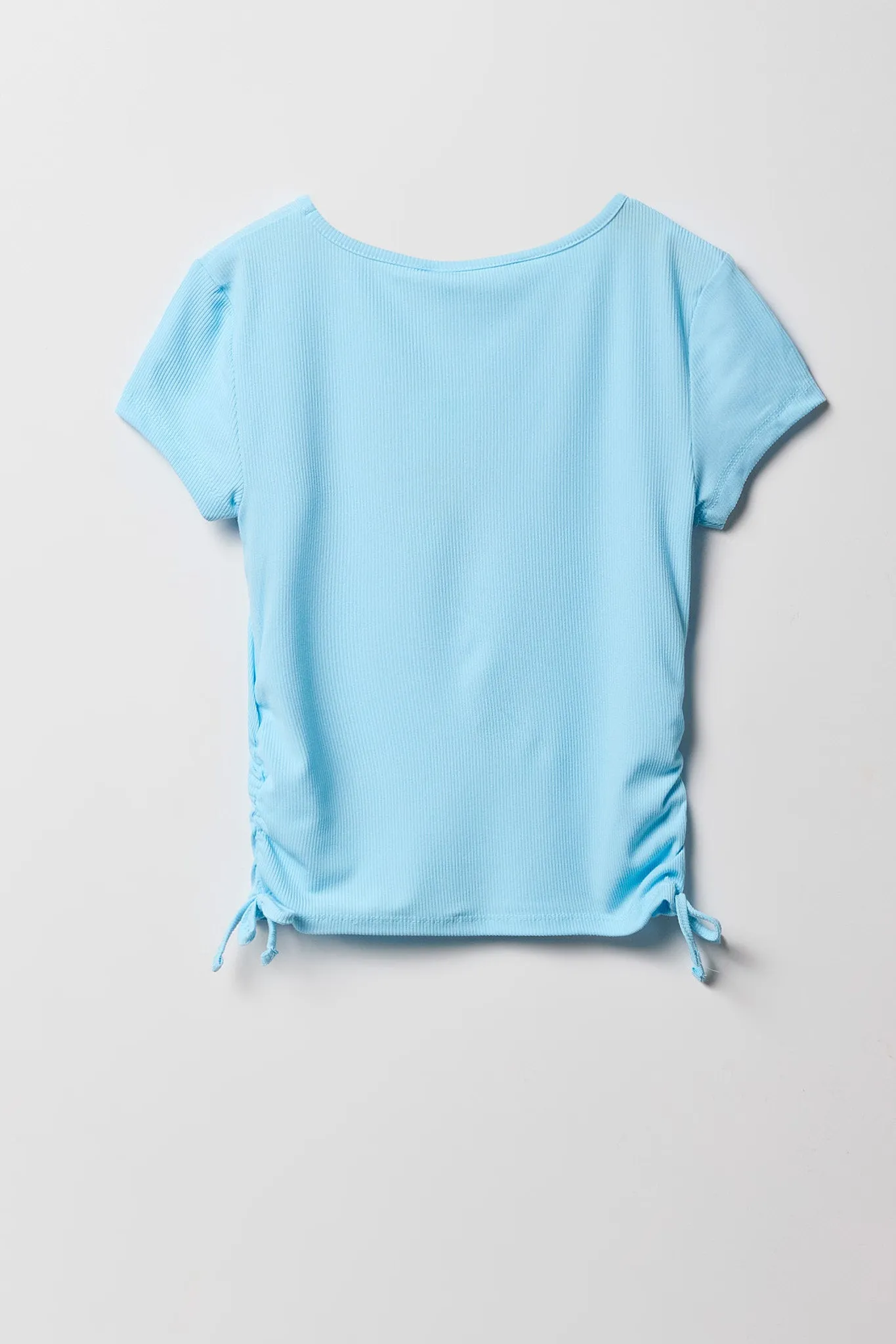Girls Ribbed Side Cinched T-Shirt sold by Urban Planet product image thumbnail 2